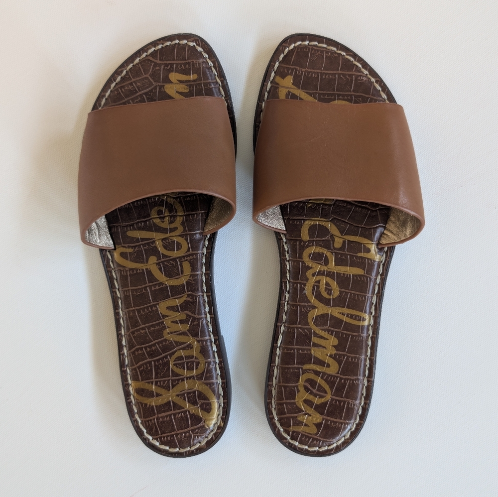 Sam Edelman Tan Slide Sandals
